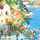Балаклава.60х60  Живопись. Картины. СОЛНЕЧНАЯ ПАЛИТРА (sunny-palette). Ярмарка Мастеров.  Фото №4