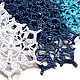 Order Snowflake blue 9 cm crochet. BarminaStudio (Marina)/Crochet (barmar). Livemaster. . Christmas decorations Фото №3