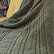 Knitted plaid of large knitting as a gift to a man. Bedspreads. komarovanata. My Livemaster. Фото №6