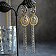Congo earrings with pendants, Earrings, Moscow,  Фото №1