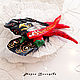 Brooch. "Spicy wind". Brooches. Hand miracle. Online shopping on My Livemaster.  Фото №2