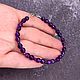 Order The bracelet is a natural amethyst with a cut. naturalkavni. Livemaster. . Bead bracelet Фото №3