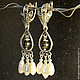 Pearl earrings. Earrings. martynko (designvsego). Online shopping on My Livemaster.  Фото №2