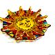 plate glass, fusing My sunshine, Carnival. Plates. LiliaGorbach Glass. Online shopping on My Livemaster.  Фото №2