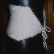 Аксессуары handmade. Livemaster - original item Universal knitted belt with ties. Handmade.