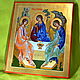Copy of HOLY TRINITY , hand painted icon on gold. Icons. ikon rus. Online shopping on My Livemaster.  Фото №2