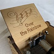 Подарки к праздникам handmade. Livemaster - original item Music box-hurdy-gurdy Over the Rainbow. Handmade.