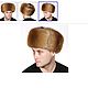 Men's hat made of Muskrat fur. Caps. hereditary Skinner. Online shopping on My Livemaster.  Фото №2