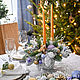 Композиция  со свечами "Рождественский ангел", Новогодние композиции, Москва,  Фото №1