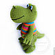 Master-class Crocodile rainbow Knitted toy. Knitting patterns. GALAtoys. My Livemaster. Фото №4