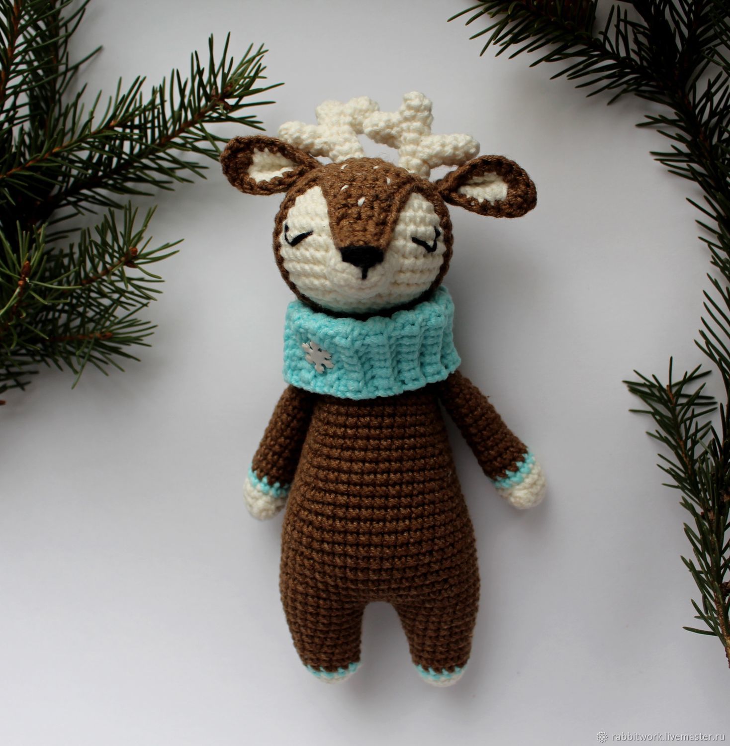 Игрушка Оленёнок Матильда Игрушка для ребенка crochet deer в  интернет-магазине на Ярмарке Мастеров | Мягкие игрушки, Ижевск - доставка  по России. Товар продан.