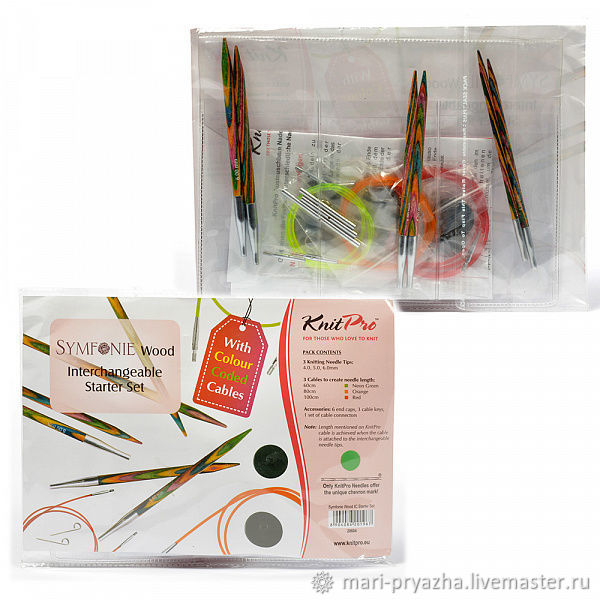 Knit Pro Набор "Starter Set" съемных спиц "Symfonie", Спицы, Москва,  Фото №1