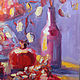 Order Oil painting 'Pomegranate evening', 50-50 cm. Zhanne Shepetova. Livemaster. . Pictures Фото №3