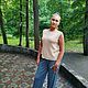 Топ Crema из 100% хлопка. Топы. Алла Лебедева. Ярмарка Мастеров.  Фото №4