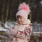 Одежда детская handmade. Livemaster - original item Children`s winter hat. Handmade.