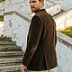 Пиджак мужской  вельветовый Gatsby. Пиджаки мужские. Одежда изо льна ELENLINE. Ярмарка Мастеров.  Фото №6