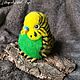 Волнистый попугай. Тедди Зверята. Magical Art Toys. Ярмарка Мастеров.  Фото №6