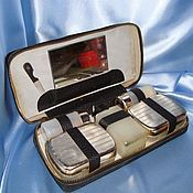 Винтаж handmade. Livemaster - original item Large travel set Vintage Czechoslovak dressing Case. Handmade.