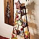 Christmas tree-bookcase set with 4 wooden boxes and lighting, Tree, Moscow,  Фото №1