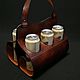 Order Stand carrying beer from the skin. aleks.berg. Livemaster. . Bottle design Фото №3