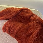 Комплект аксессуаров из мохера: шапка, варежки снуд или шарф