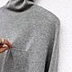 Заказать Женский кашемировый джемпер Серая классика,  Xs. ramremik-knitting-cashmere. Ярмарка Мастеров. . Джемперы Фото №3
