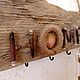 Ключница в стиле Driftwood-Art 38х17х8см. Ключницы настенные. E C O M I R. Ярмарка Мастеров.  Фото №7