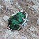 Lizard ring made of 925 sterling silver with natural malachite SP0103. Rings. Sunny Silver. My Livemaster. Фото №5