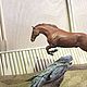 Портретная фигурка «Конь в прыжке», 1:32. Скульптуры. Наталия Кузина (Zigon Barg). Ярмарка Мастеров.  Фото №4