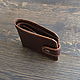 Leather wallet men's. Purse. crecca. My Livemaster. Фото №6