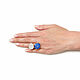 Order Quartz ring, Blue ring, White ring, Druze ring. Irina Moro. Livemaster. . Rings Фото №3