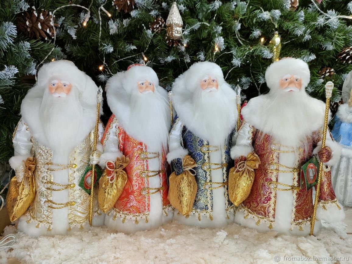 Дед Мороз под ёлку, Народная кукла, Москва,  Фото №1