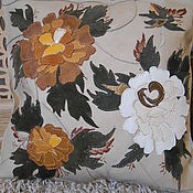 Женская сумка  "Букет" из натуральной кожи
