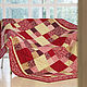 Patchwork quilt ' cranberry'. Bedspreads. QuiltGreen. My Livemaster. Фото №5