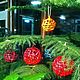 Bell - Christmas ball Dark red. Christmas decorations. Elena Zaychenko - Lenzay Ceramics. My Livemaster. Фото №6