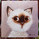 White Kitten Painting as a gift to a child Kitten woof. Pictures. kartina-sochi. Online shopping on My Livemaster.  Фото №2