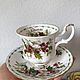 Винтаж: Кофейный сервиз Royal Albert- Цветок месяца. Сервизы винтажные. Винтаж и Антиквариат из Европы. Ярмарка Мастеров.  Фото №4