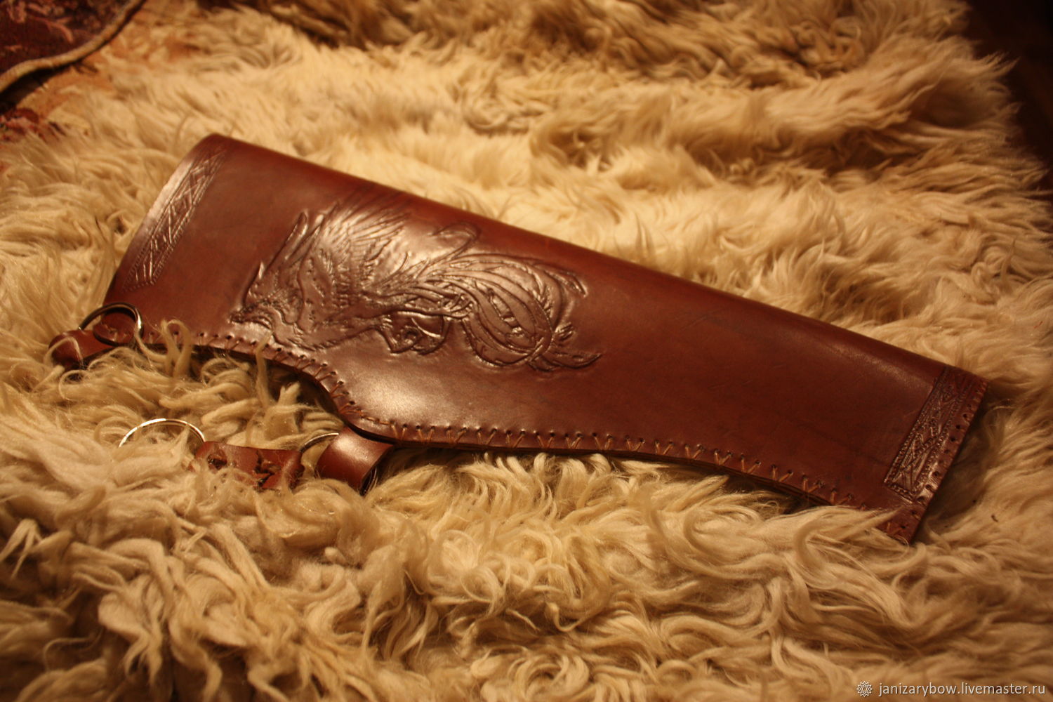 Колчан кожаный поясной для стрел традиционный – заказать на Ярмарке ...