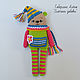 Tim's bear - a toy with a Squeaker, crocheted. Stuffed Toys. Zzabava. My Livemaster. Фото №4