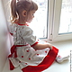 dress Winter rose knitted children's author, Dresses, Chelyabinsk,  Фото №1