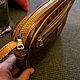 Винтаж: Клатч Celine Paris Brown Macadam с ремешком на запястье. Сумки винтажные. Chic bags. Ярмарка Мастеров.  Фото №5