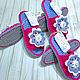 Order Women's slippers 'Flower Harmony'. irina-sag. Livemaster. . Slippers Фото №3