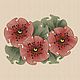 Machine embroidery design `Aerial poppies` bt023.
The size of the hoop 200 x 140 mm.
Formats: pes dst exp hus vip vp3 xxx jef jef +