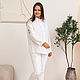Белая льняная  Рубашка с вышивкой "Маки". Блузки. NATALINI. Интернет-магазин Ярмарка Мастеров.  Фото №2