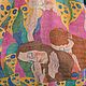 По мотивам Климта Надежда. Платье валяное. Платья. Nora&Mia (Nikuljak). Ярмарка Мастеров.  Фото №6
