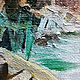 Картина лодки на озере "Две лодочки" пейзаж. Картины. Арт-терапия Ирины Чуриной (irina-churina). Ярмарка Мастеров.  Фото №6