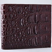 Сумки и аксессуары handmade. Livemaster - original item Crocodile leather wallet, high capacity IMA0043K3. Handmade.