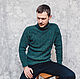 Заказать Свитер из твида "Green". Наталия Шептаева. Ярмарка Мастеров. . Свитеры Фото №3