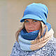 Scarf-Snood in two turns ' Three Moods'. Scarves. Natalie Wool -Art. Online shopping on My Livemaster.  Фото №2
