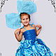Order CARNIVAL HATS: The large bow on elastic band. ModSister. Livemaster. . Carnival Hats Фото №3